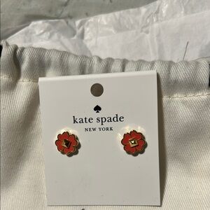 Kate Spade Coral Spades & Studs Earrings Jewelry